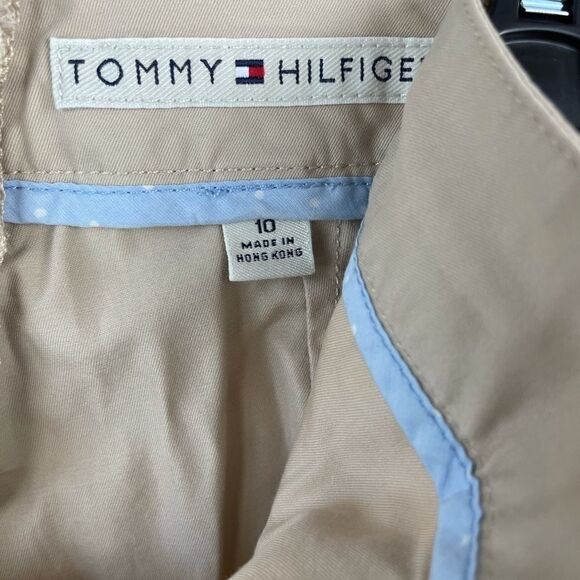 NWT Tommy Hilfiger Khaki Cropped Pants Size 10 - Picture 5 of 10